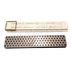 SMALL SLIDE RULE AND A SHARPENER