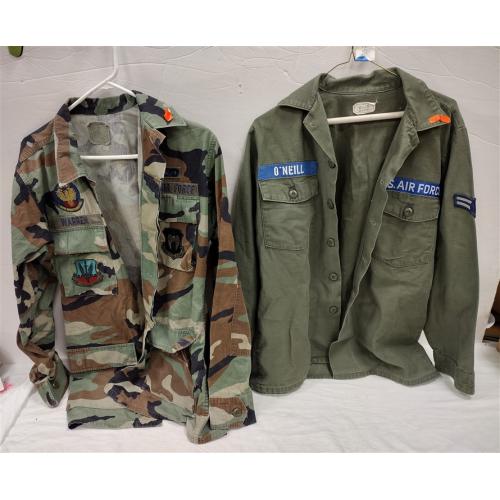TWO U.S. U.S. AIR FORCE MUNITIONS OFFICER SHIRTS