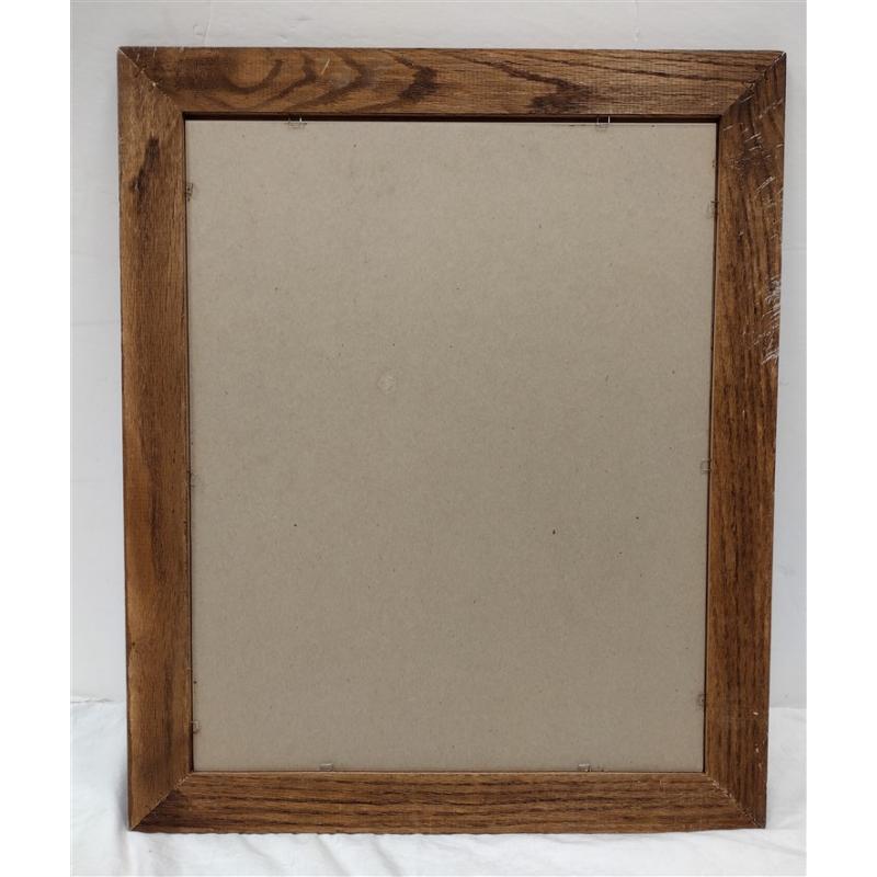 FRAMED HOTEL OCEANO PRINT IN 24 x 20 OAK FRAME