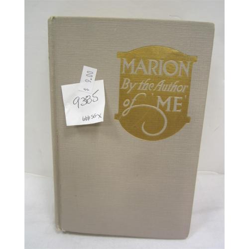 1916 BOOK "MARION", AN ARTIST MODEL WITH LITHO GRAPHS