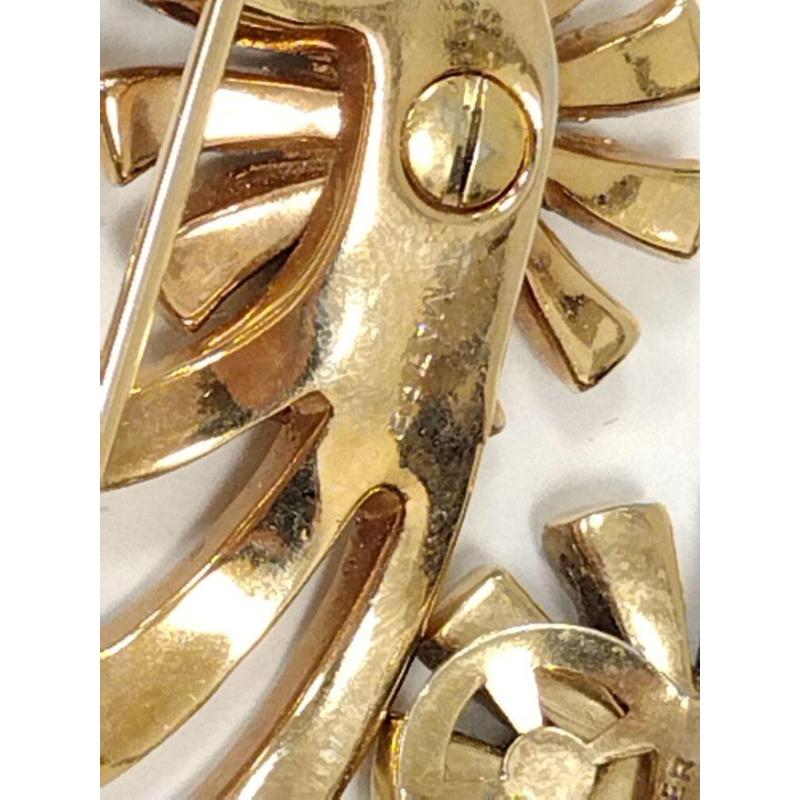 JOSEPH MAZER PIN AND EARRING SET