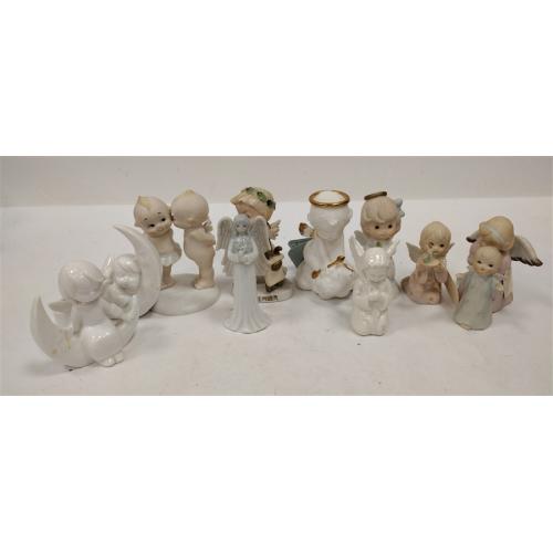 PORCELAIN ANGEL FIGURES