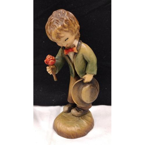 ANRI ITALIAN WOOD FIGURE OF BOY