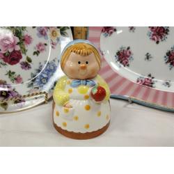 TWO PORCELAIN PLATES AND JOSEF ORIGINALS SHAKER