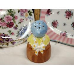 TWO PORCELAIN PLATES AND JOSEF ORIGINALS SHAKER