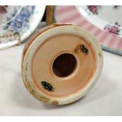 TWO PORCELAIN PLATES AND JOSEF ORIGINALS SHAKER