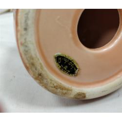 TWO PORCELAIN PLATES AND JOSEF ORIGINALS SHAKER