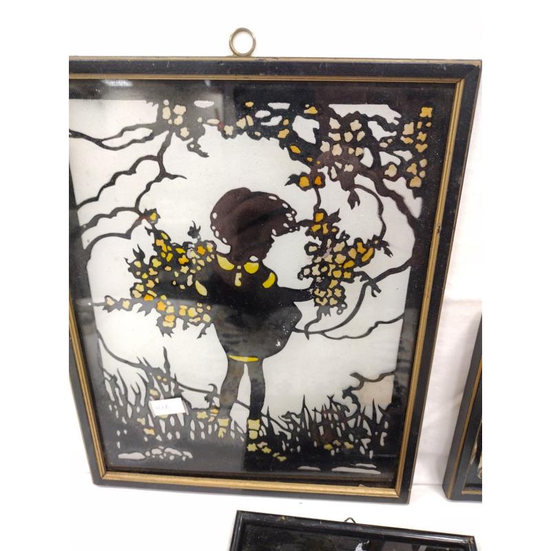 COLLECTION OF FRAMED SILHOUETTES