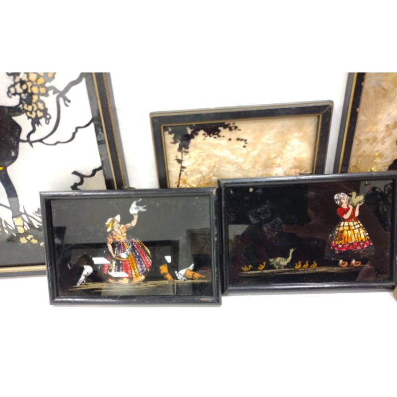 COLLECTION OF FRAMED SILHOUETTES