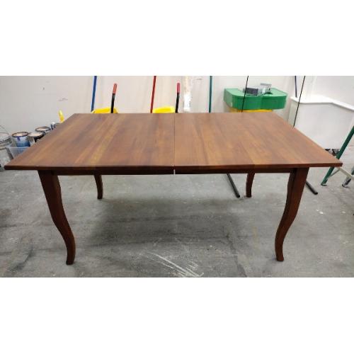 CHERRY WOOD DINING TABLE WITH ONE LEAF