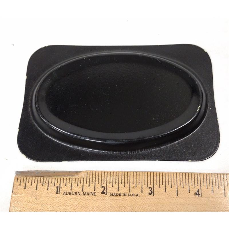 RUSSIAN HAND PAINTED METAL MINIATURE FLORAL TRAY