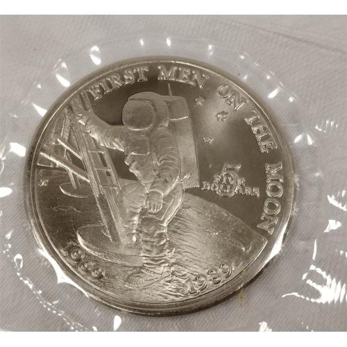 1989 MARSHALL ISLANDS FIRST MEN ON THE MOON COIN