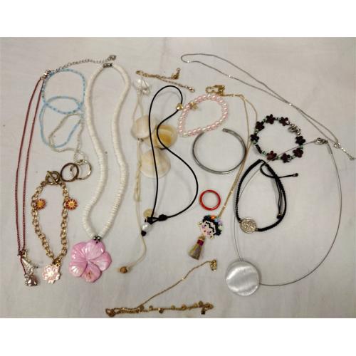 COSTUME JEWELRY INCLUDING SHELL AND OTHER