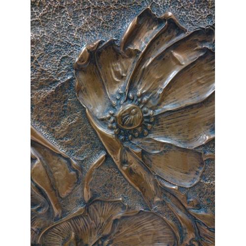 FRAMED VINTAGE COPPER WORK