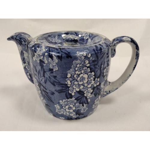 MAY BLOSSOM LEIGHTON POTTERY TEAPOT - CHIPS ON INSIDE LID