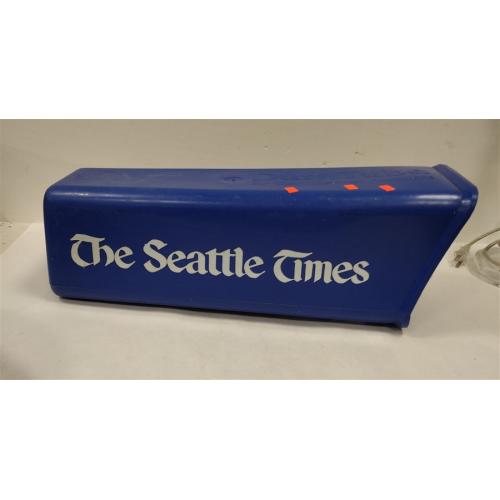PLASTIC SEATTLE TIMES NEWS PAPER BOX
