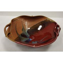 LARGE SIGNED STUDIO POTTERY BOWL