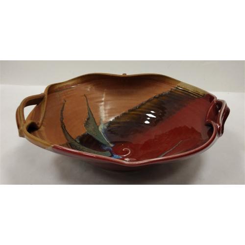 LARGE SIGNED STUDIO POTTERY BOWL
