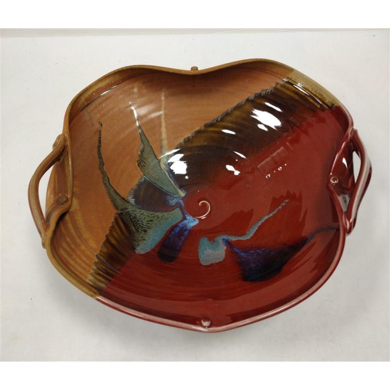 LARGE SIGNED STUDIO POTTERY BOWL