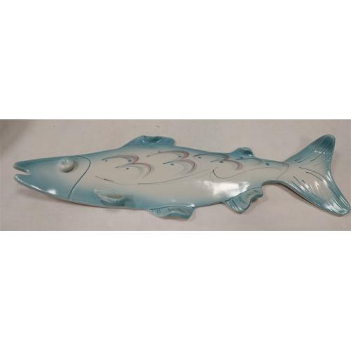 SIGNED POTTERY FISH - STREET FAIR ARTIST