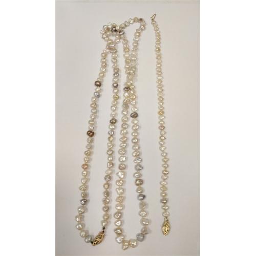 DAINTY BAROQUE NECKLACE AND BRACELET SET