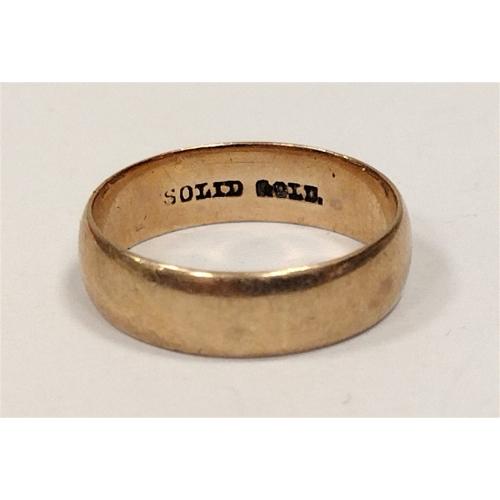 RING MARKED SOLID GOLD