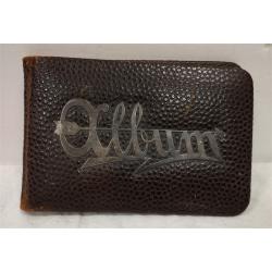 VICTORIAN LEATHER BOUND AUTOGRAPH ALBUM