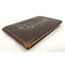 VICTORIAN LEATHER BOUND AUTOGRAPH ALBUM