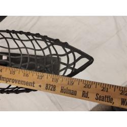 VINTAGE PIER 1 IMPORTS METAL WIRE NOMAD WEAVE BOAT BASKET