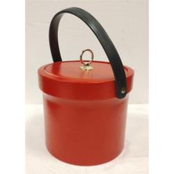 RED VINYL ICE BUCKET