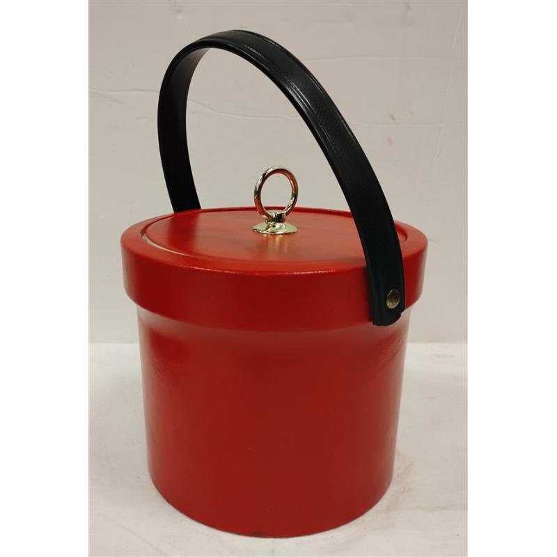 RED VINYL ICE BUCKET