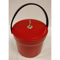 RED VINYL ICE BUCKET
