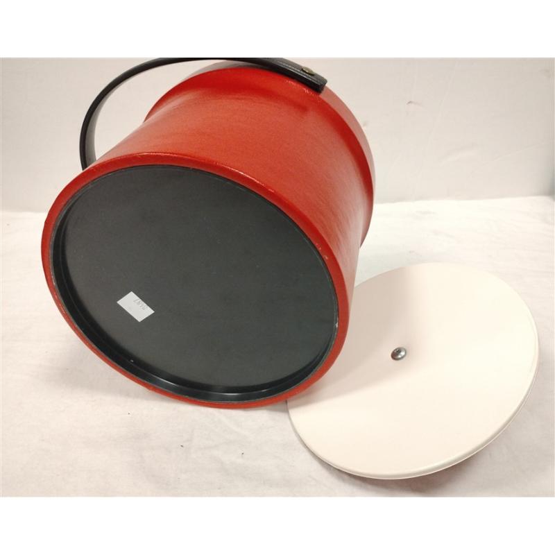 RED VINYL ICE BUCKET