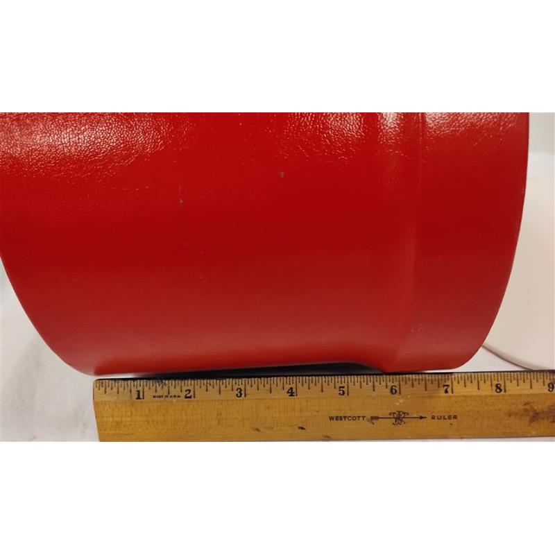 RED VINYL ICE BUCKET