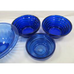 COBALT BLUE GLASS BOWLS