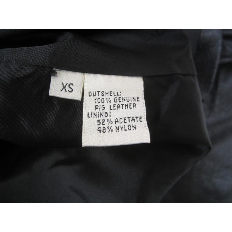 CALVIN KLEIN SMALL LEATHER WOMEN'S JACKET
