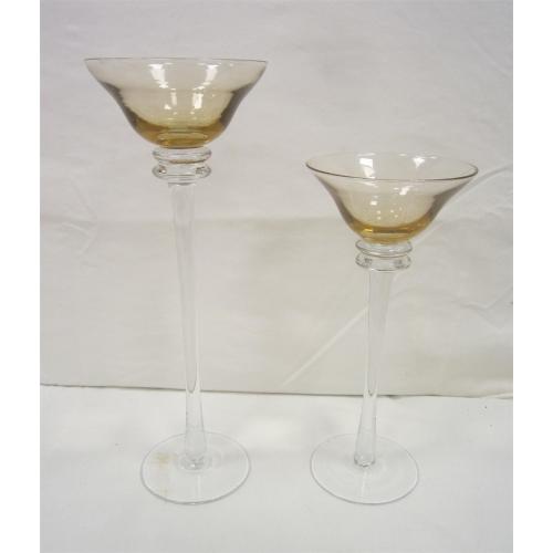PAIR OF VOTIVE CANDLE HOLDERS