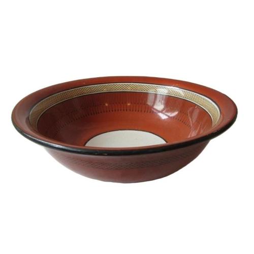 ANTIQUE SOLIAN WARE WASH BASIN - AS IS