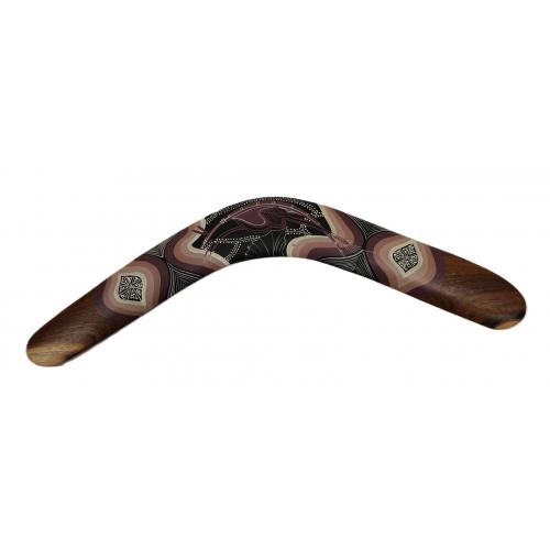 HAND PAINTED HERBERT DYSON AUSTRALIAN BOOMERANG