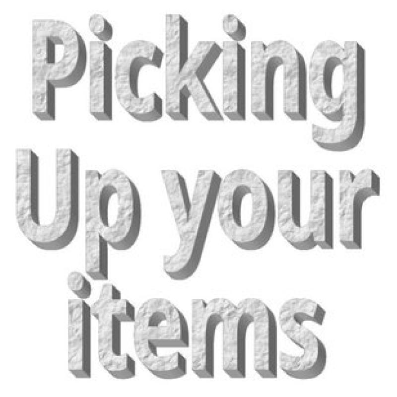 PICK UP DAY - THE MONDAY FOLLOWING THE AUCTION